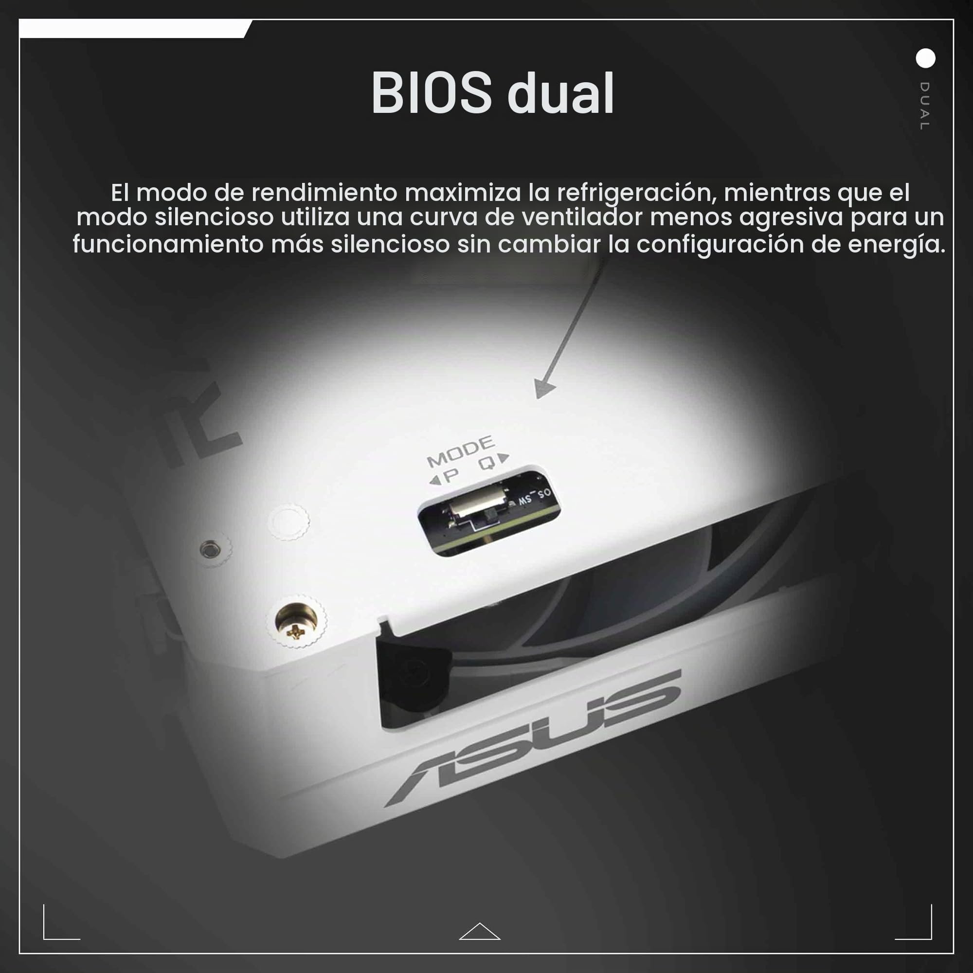 ASUS Dual Radeon™ RX 9060 XT 16GB GDDR6 White Edition (PCIe 5.0, 16gB GDDR6, HDMI 2.1b, DisplayPort 2.1a, 2.5-Slot Design, Axial-Tech Fan Design, 0dB Technology, and More)
