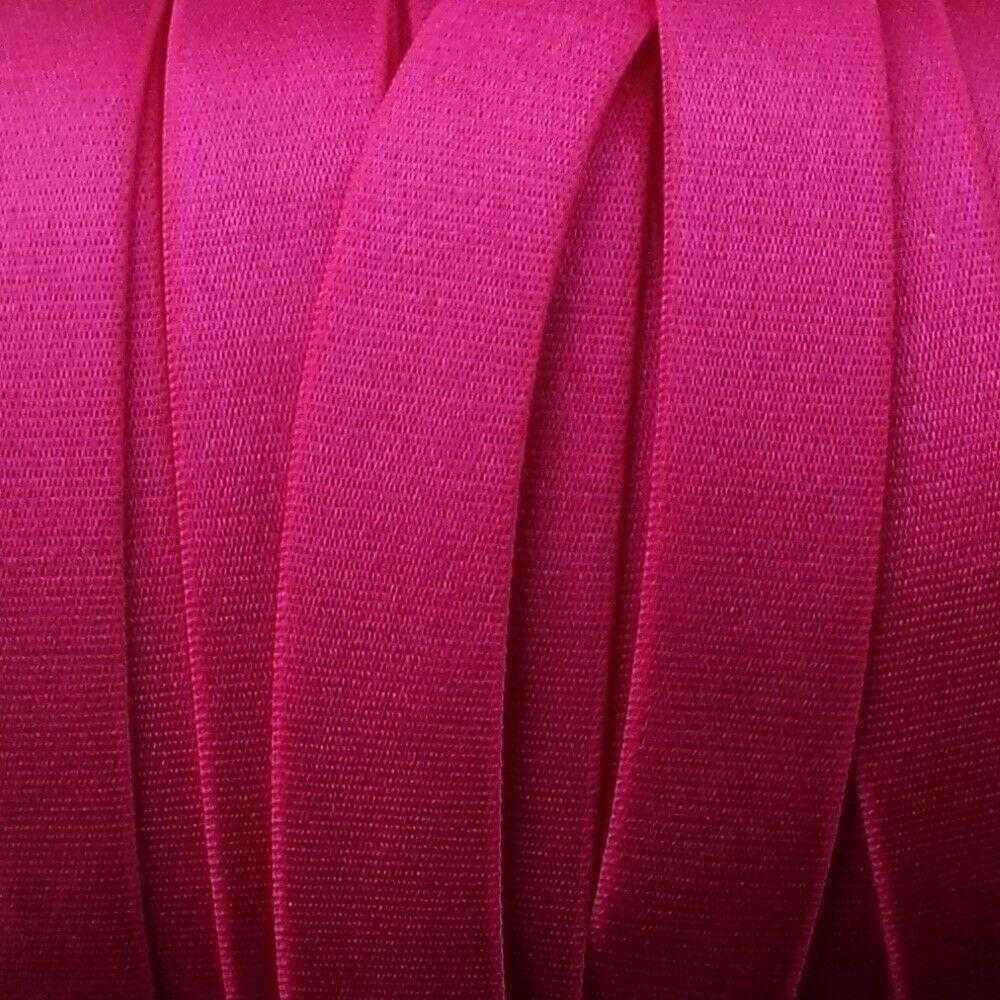 15mm Satin Elastic Soft Feel Lingerie Bra Strap 13 Colours BUY 1 2 4 Metres 902D, 78 Cerise Pink, 1 Metre