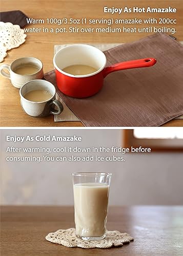 Miniatura 4 de Kawashimaya - Bebida orgánica Amazake de arroz blanco fermentado y Koji 317 onzas 3175oz sin alcohol fabricada en Japón