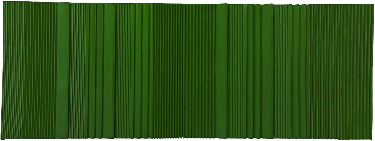 Sluice Box Matting with Rubber riffles; Gold Sluice mat for Sluice Box; Gold Prospecting Supplies;10x27 or 12x36 inch Cut to fit, Green Color with Multiple Aggressive Rib Patterns 12"x36"