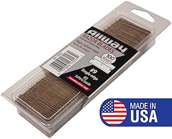 レーザーブレード Amazon | Allway Tools 0.009インチ 工業品質 シングルエッジ
