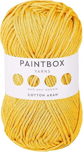Miniatura 12 de Paintbox Yarns Hilo Aran 100% Algodón 1.76oz (50g), 93 Yardas (85m) - Lana Peinada Vino Tinto para Ganchillo o Tejer - Suave, Ligero para Suéteres
