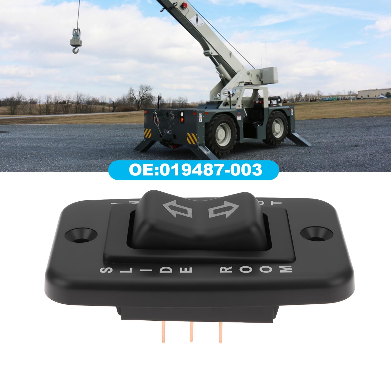 Interruptor basculante de elevador de RV de 12V 40A 5 pines 019487-003 Compatible con Carefree de Colorado