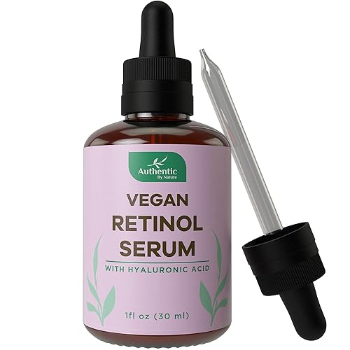 Suero de retinol orgánico para la cara Tónico vegano antienvejecimiento para la piel con ácido hialurónico vitamina E Para arrugas círculos oscuros