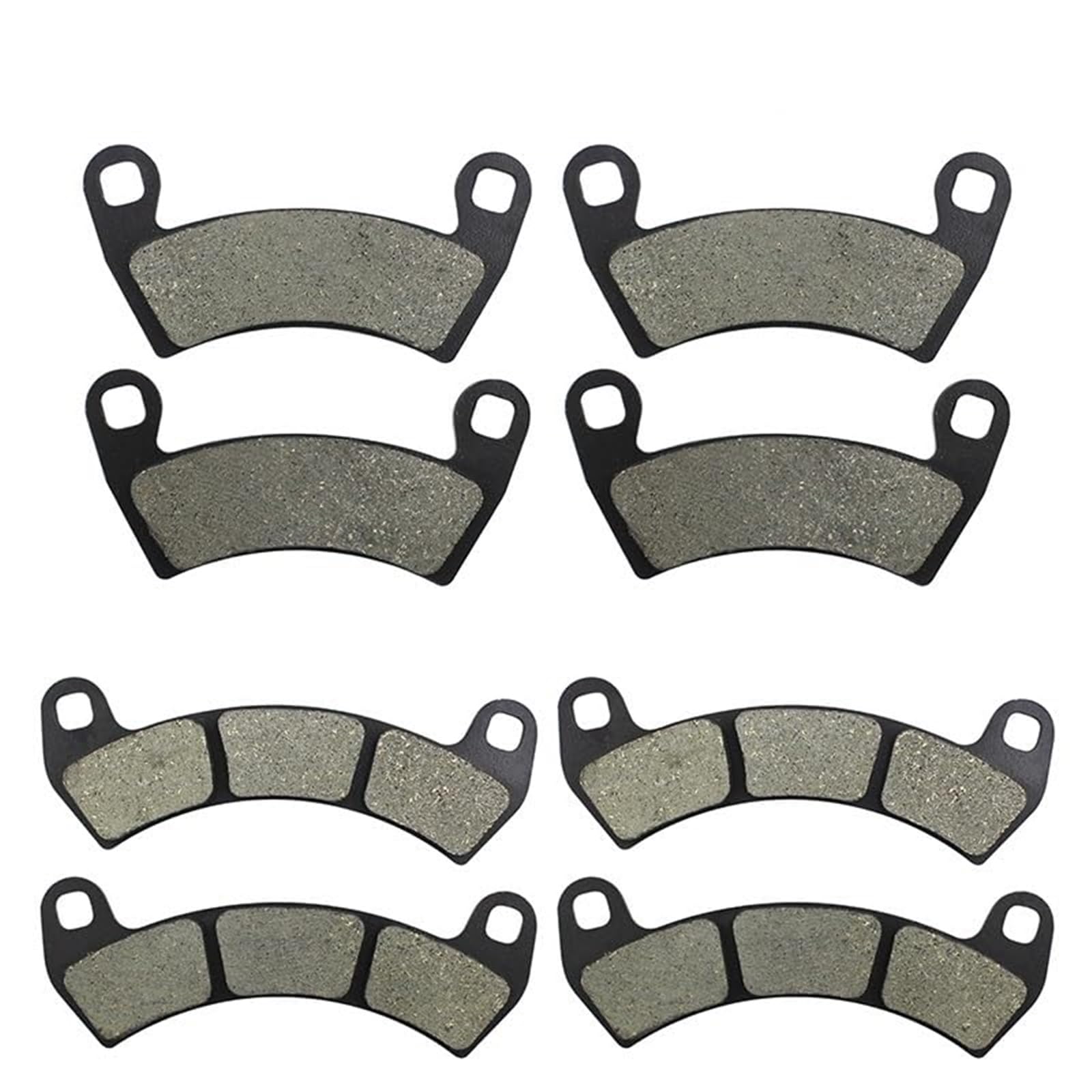 Przednie i tylne klocki hamulcowe motocykla, dla Polaris, RZR XP 4 Pro Turbo 2016 2017 2018 2019 2020 2021 2012 Klocki hamulcowe do motocykli(BLACK 2Sets Front and Rear)
