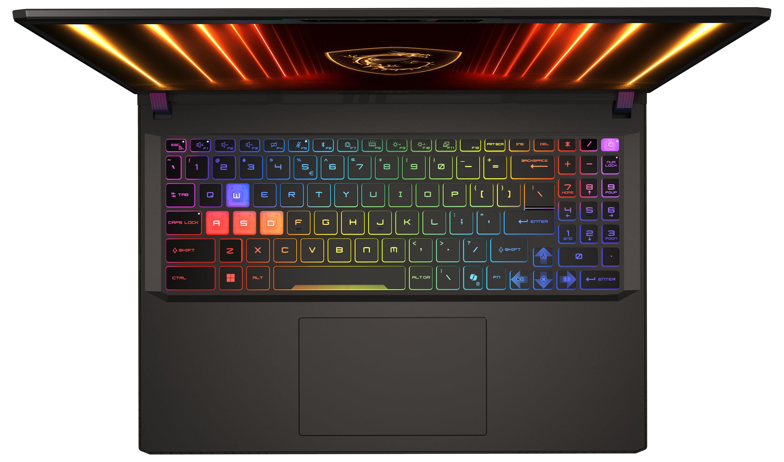 MSI Vector A16 HX, laptop da gioco, display QHD+ 240 Hz, AMD Ryzen 7 8840HX, NVIDIA GeForce RTX 5070 Ti, 16 GB DDR5, 1 TB SSD, Windows 11 Home, tastiera QWERTZ, Cosmos grigio, A8WHG-018
