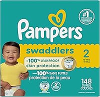Vista 19 de Pampers Swaddlers - Pañales desechables ultra suaves para bebé talla 1, 164