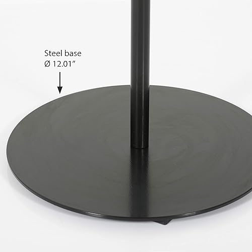 Miniatura 6 de Soporte para letrero de pedestal con poste telescópico y marco de póster fácil de abrir, doble cara (negro, 8.5 x 11 pulgadas)