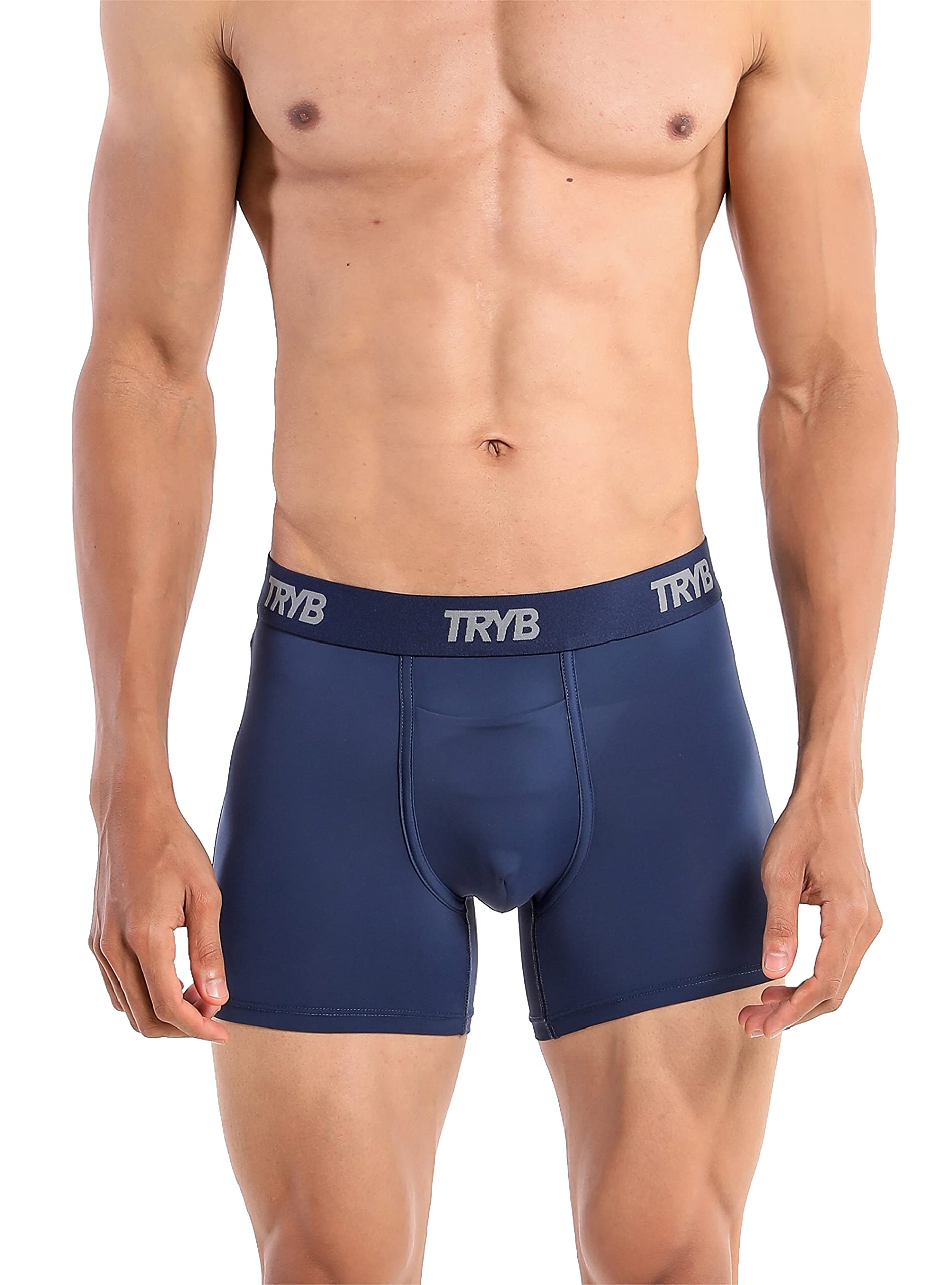 tryb Sports Underwear for Men | Stretchable Active Square Cut Trunks for Running & Gym Workout | Quick Dry, Breathable, Moisture Wicking & Anti Chafing | Sports Innerwear Boxers-picture-17
