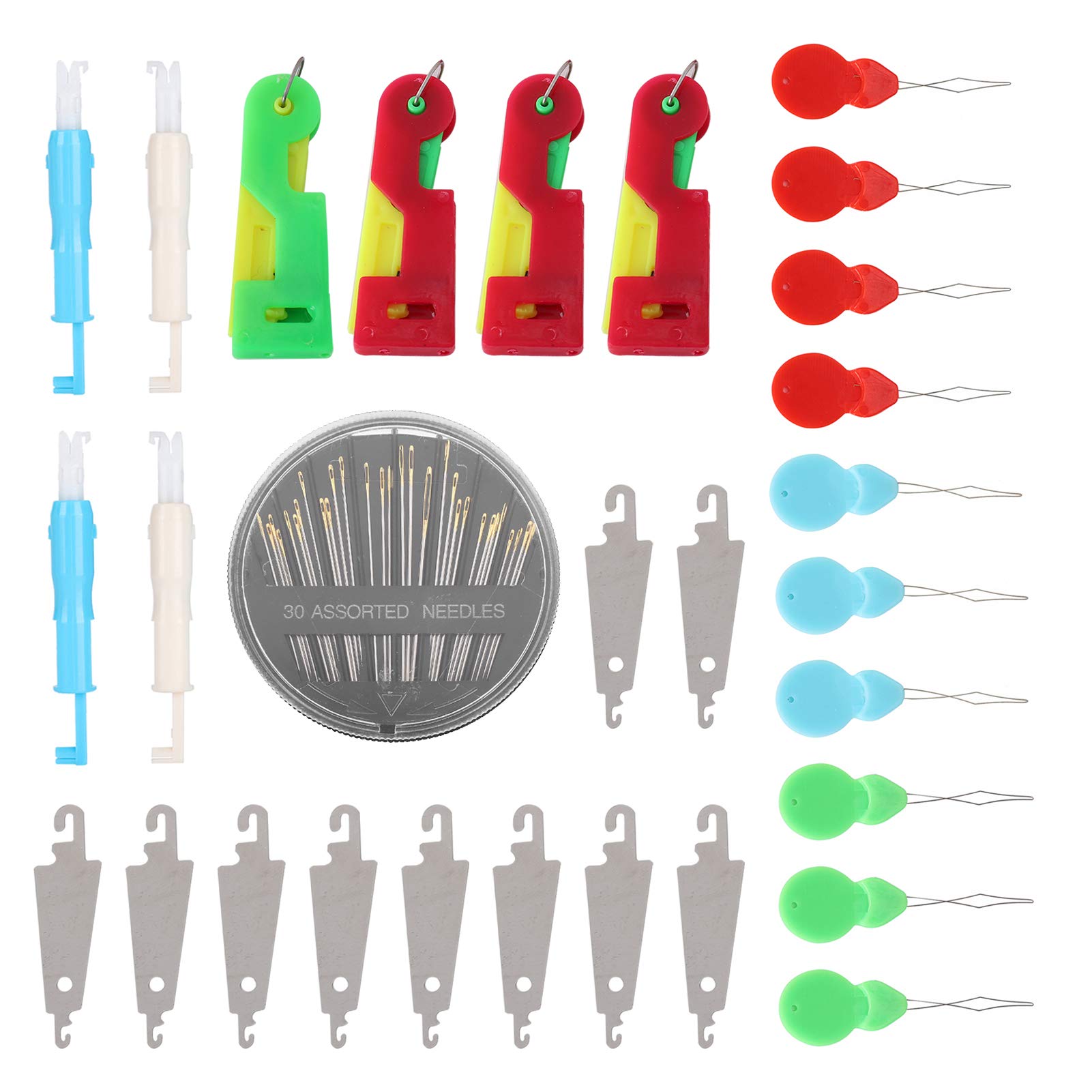 Liyeehao Threader Set Needle Threader Sewing Set Needle Threader Elderly Threader Set Household for Sewing Machines Various Needles Most Sewing Industry