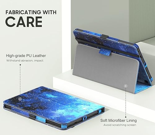 Miniatura 3 de MoKo Funda para tablet Tienda Kindle Fire HD 8 y 8 Plus 12 generación10 generación versión 20222020 de 8 pulgadas funda plegable delgada con función