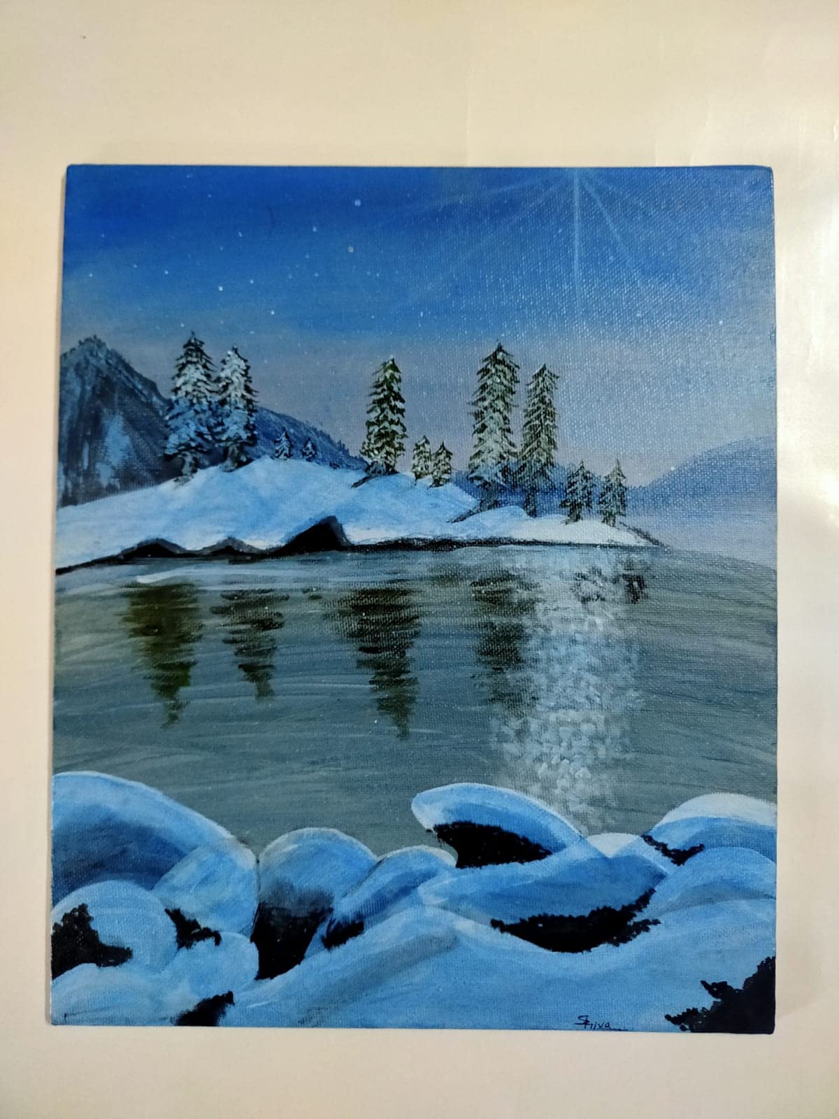 Pratibha Rai Acrylic painting (Modern)