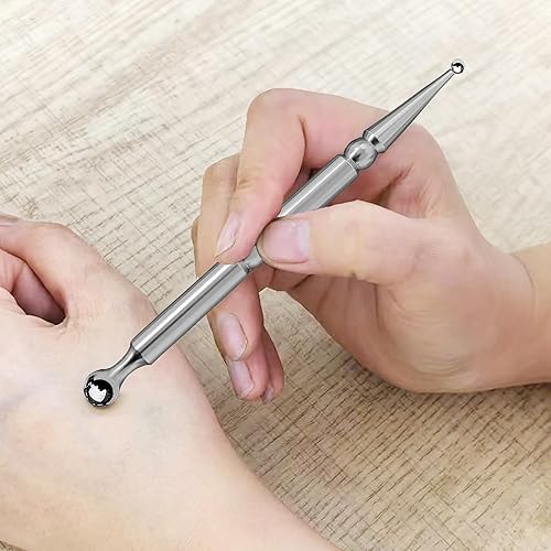 Miniatura 10 de Herramienta de liberación miofascial de acero inoxidable de doble borde oblicuo para terapia física, herramienta raspadora muscular, herramientas de