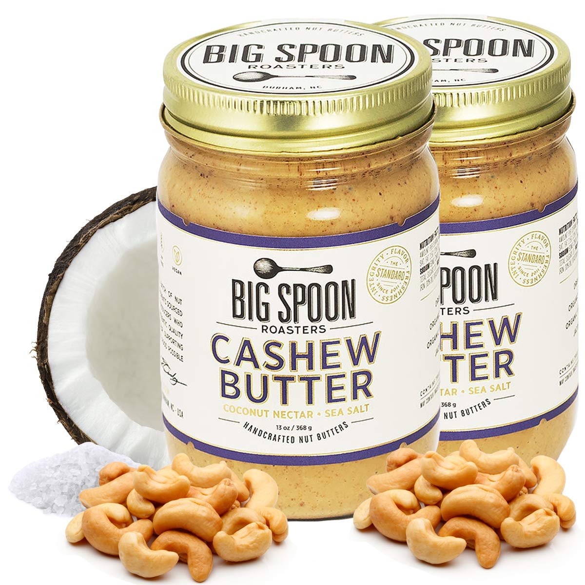 Big Spoon Roasters Cashew Butter with Coconut Nectar and Sea Salt Keto Friendly