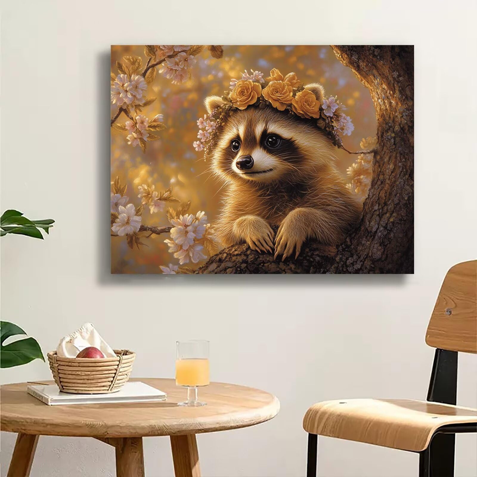 Dipingere con i Numeri Adulti fiore animale, Quadri da Dipingere Numerati Fai Da Te per Principianti e Adultis, Olio La Pittura di Numeri Kit, Hobby Creativi Adulti, Decorazioni Casa 90x120cm Q3S-170