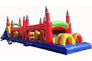 JumpOrange Rainbow Titan Inflatable Obstacle Course