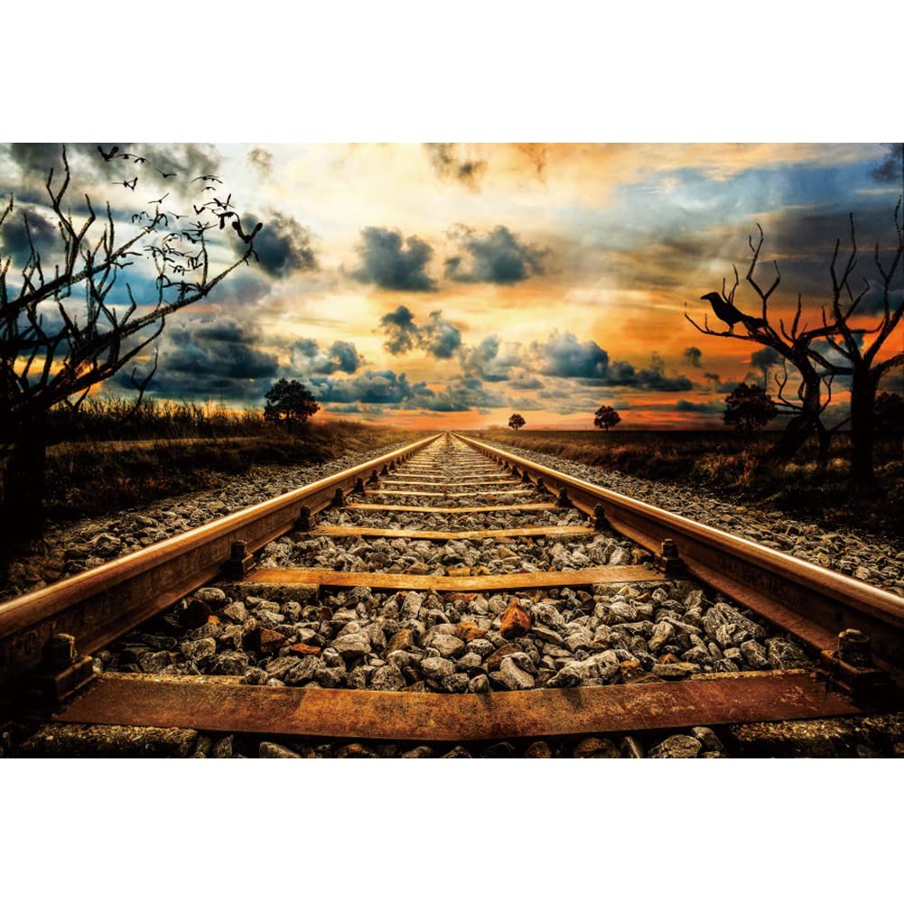 Railway Track Wallpaper With Train