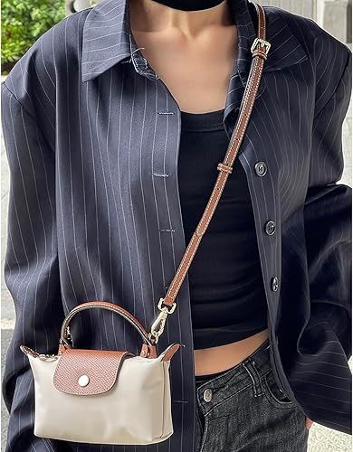 Miniatura 6 de Correa de cuero para bolso, correa de hombro ajustable, adecuada para bolsos largos de campeón