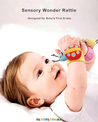 Miniatura 2 de Sonajero colgante para bebé, sonajero de muñeca, sonajero de pies, juguete de sonajero de manos y pies, regalo para recién nacidos, juego de regalo