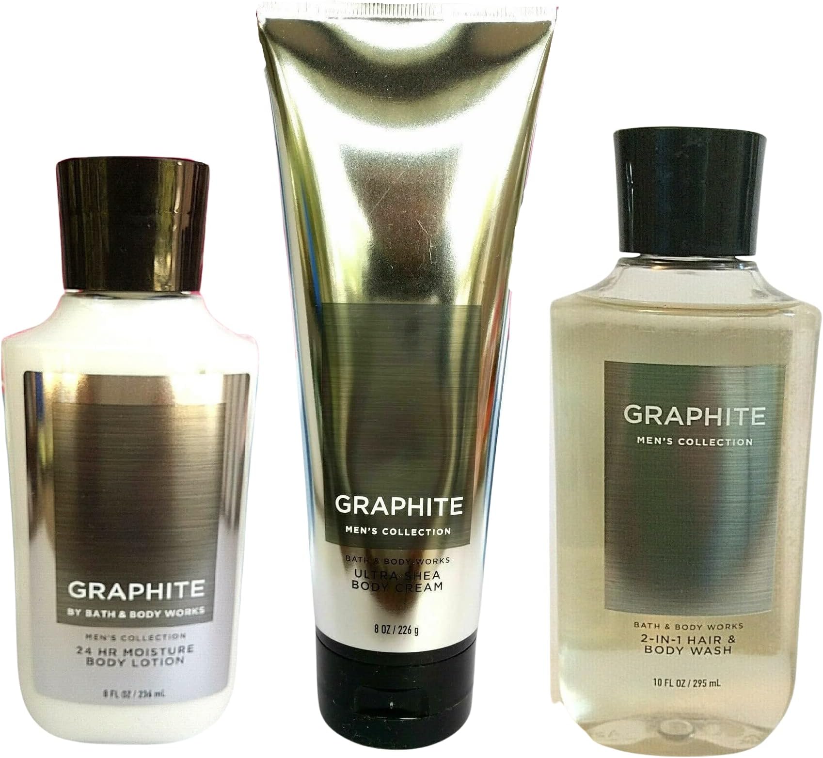 Amazon.com : Bath and Body Works 3 Piece Men Graphite Gift Set 3-in-1 ...