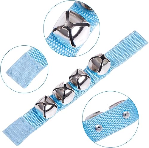 Vista 2 de Augshy Cascabeles, 24 Piezas Pulseras de Cascabel, 12 Instrumentos Musicales Regalo para Niños