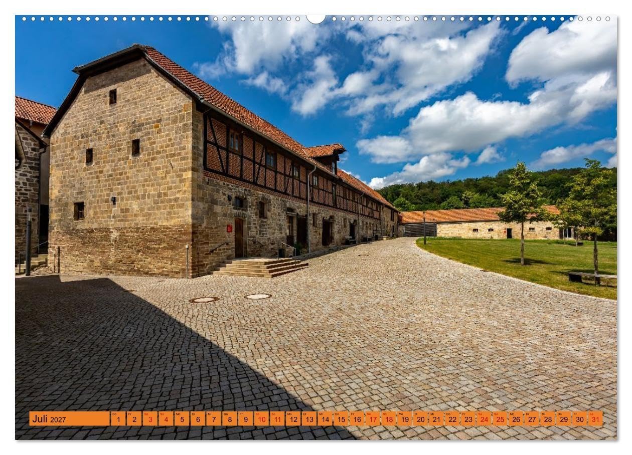 Michaelstein - Kloster mit Klang (hochwertiger Premium Wandkalender 2027 DIN A2 quer), Kunstdruck in Hochglanz: Architektur, Fischzucht, Gärten und ... Michaelstein fasziniert (CALVENDO Orte)