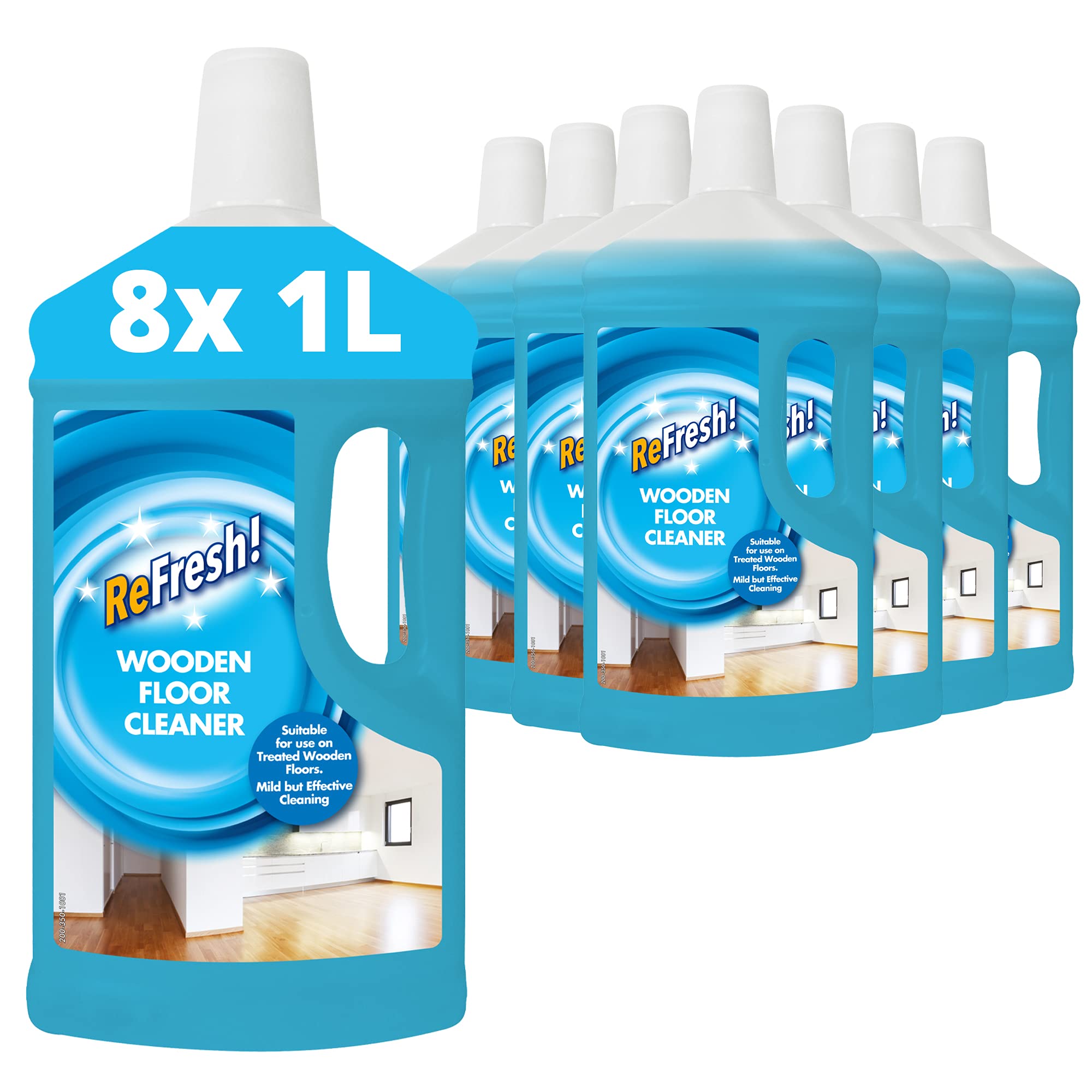 Refresh Wooden Floor Cleaner - Fresh Fragrance - 8x1 Litre Bottles
