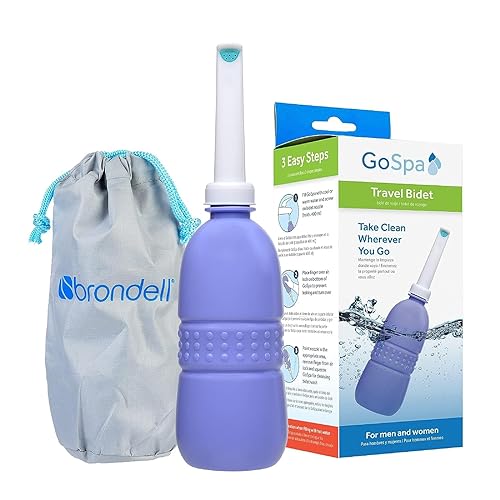 Brondell GoSpa Travel Bidet GS-70 – Portable Peri Bottle for