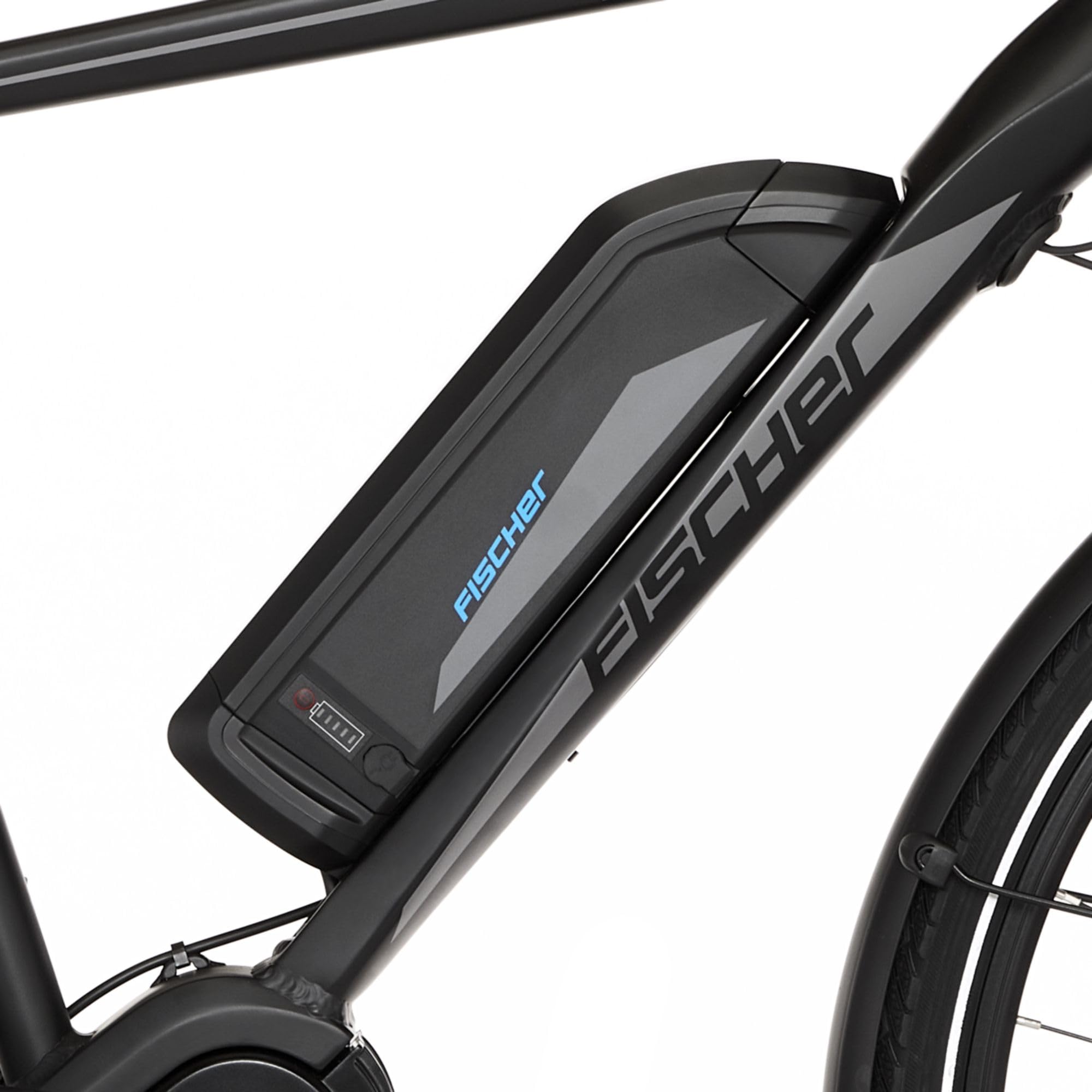 Fischer E-Bike Trekking Viator ETH 1861, Elektrofahrrad für Herren, RH 50 cm, Mittelmotor 80 Nm, 48 V Akku