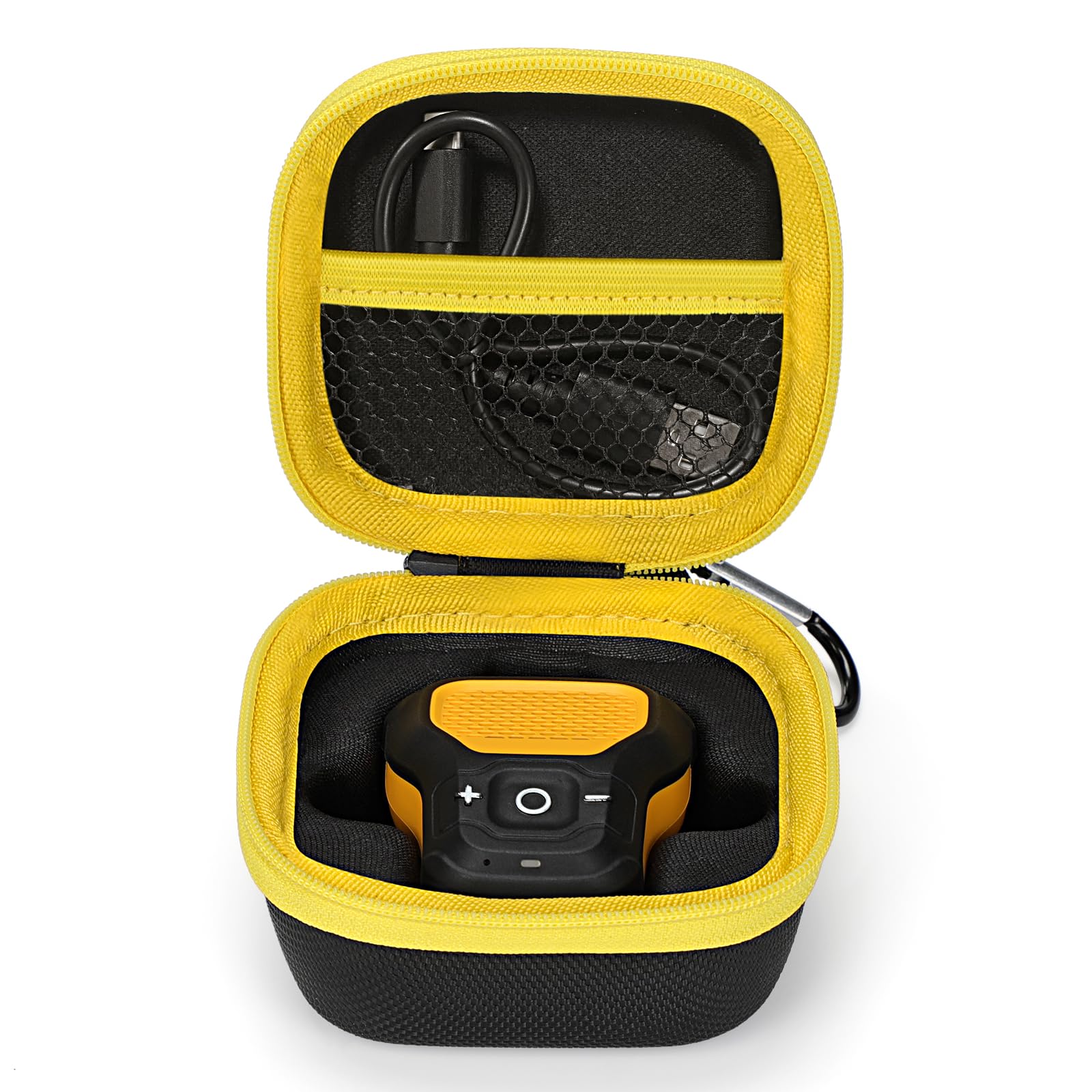 Funda rígida de almacenamiento compatible con altavoz Bluetooth DeWALT, bolsa de almacenamiento magnética inalámbrica portátil para mini altavoz (solo caja)