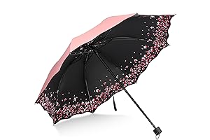 Sakura Anime Umbrella: Blossom Against Rain and Sun