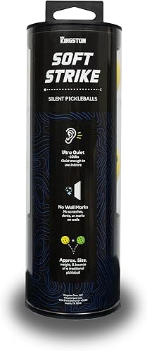 Miniatura 2 de Pelotas de pickleball silenciosas Soft Strike - El mejor juego de espuma silenciosa para la práctica de pickleball en interiores y exteriores. Bolas