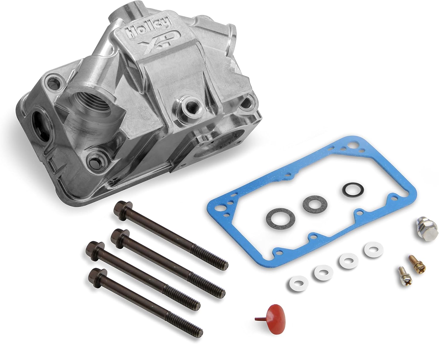 Holley 134-78S Ultra XP Aluminum Fuel Bowl Kit - Tumble Polished