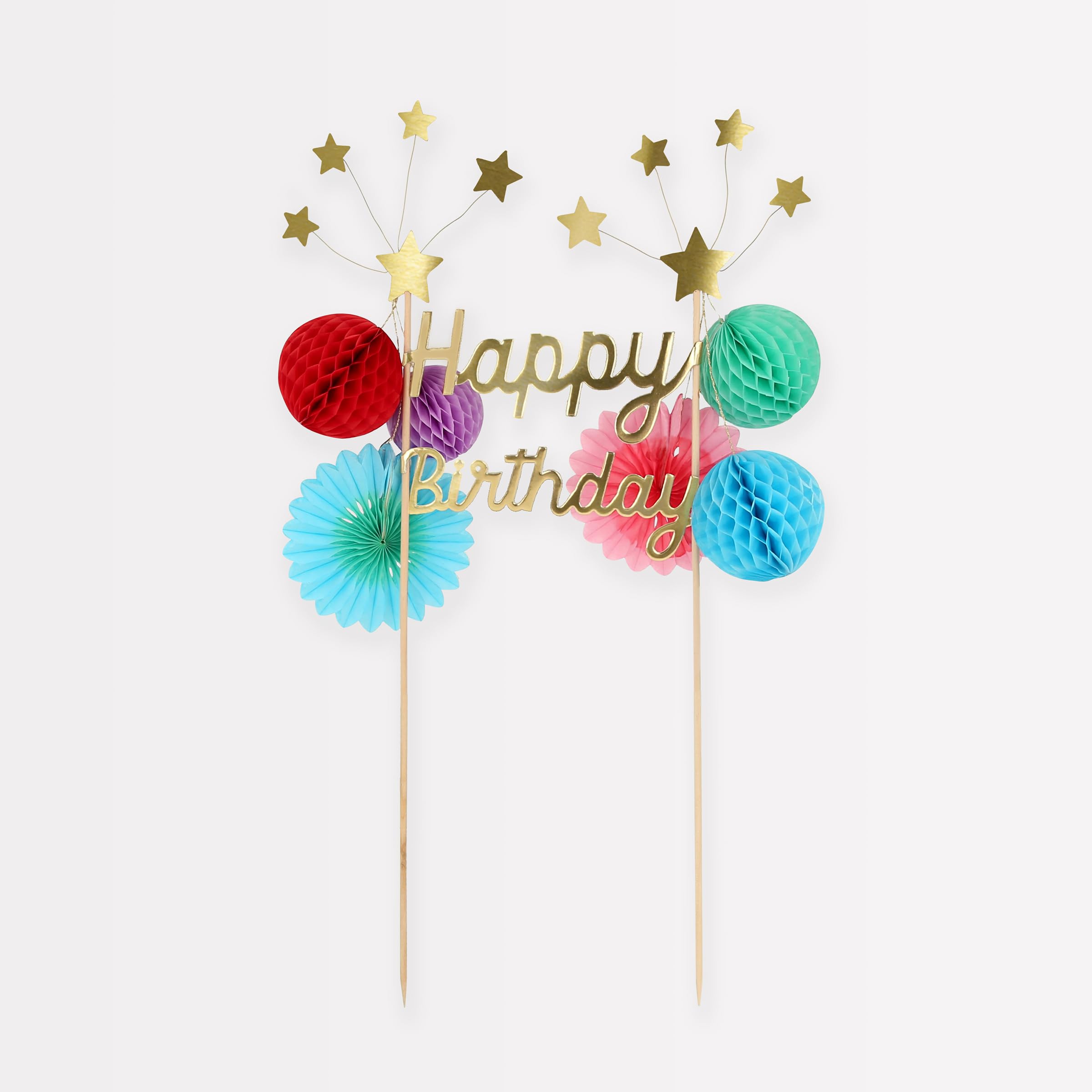 Meri Meri Happy Birthday Cake Topper (Pack of 1)