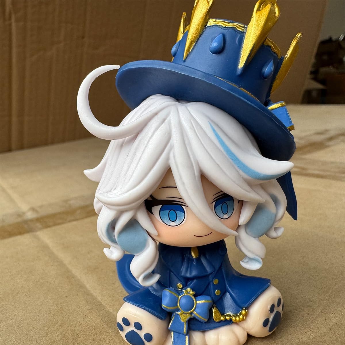G-I Furina Mini Figure PVC 3.14in Anime Game Character Desktop Car Spring Ornaments Toy Gift image 4