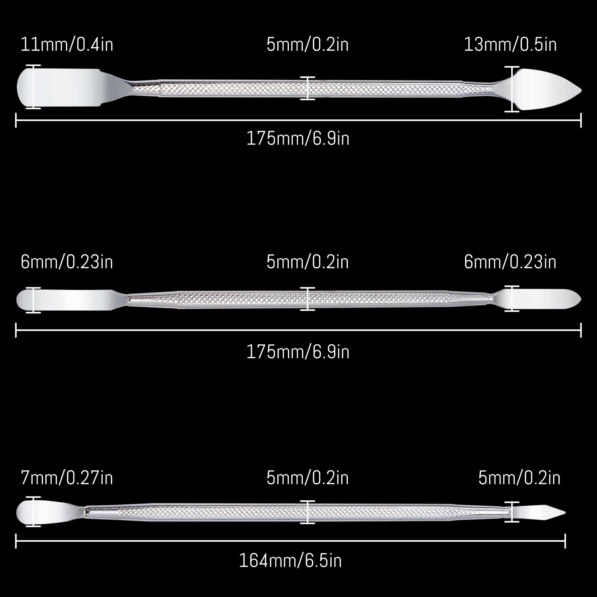 3 Pezzi Strumento di Smontaggio del Piede di Porco in Metallo Set di Spudger in Metallo a Doppia Estremità per Tablet iPad Laptop Dispositivo Elettronico Telefoni Cellulari