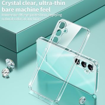 Rongep [Maxi-Clear] Samsung Galaxy A16 için Şeffaf Kılıf Kamera Yükseltili A 16 Koruyucu Esnek ve Hafif Tasarımlı Darbelere ve Çizilmeye Karşı Dayanıklı Telefonu Tam Kaplayan Samsung A16 Kılıfı