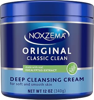 Noxzema Original Deep Cleansing Cream Classic Clean 12 oz - Refreshing Tingle Pore Cleanser for Soft Smooth Skin