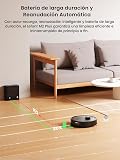Lefant M2 Plus Robot Vacuum Cleaner 6000Pa with Automatic Dust-Draining Station, Laser Navigation with Mapping, Obstacle Avoidance PSD, 140 Mins, Ideal for Pet Hair - 6
