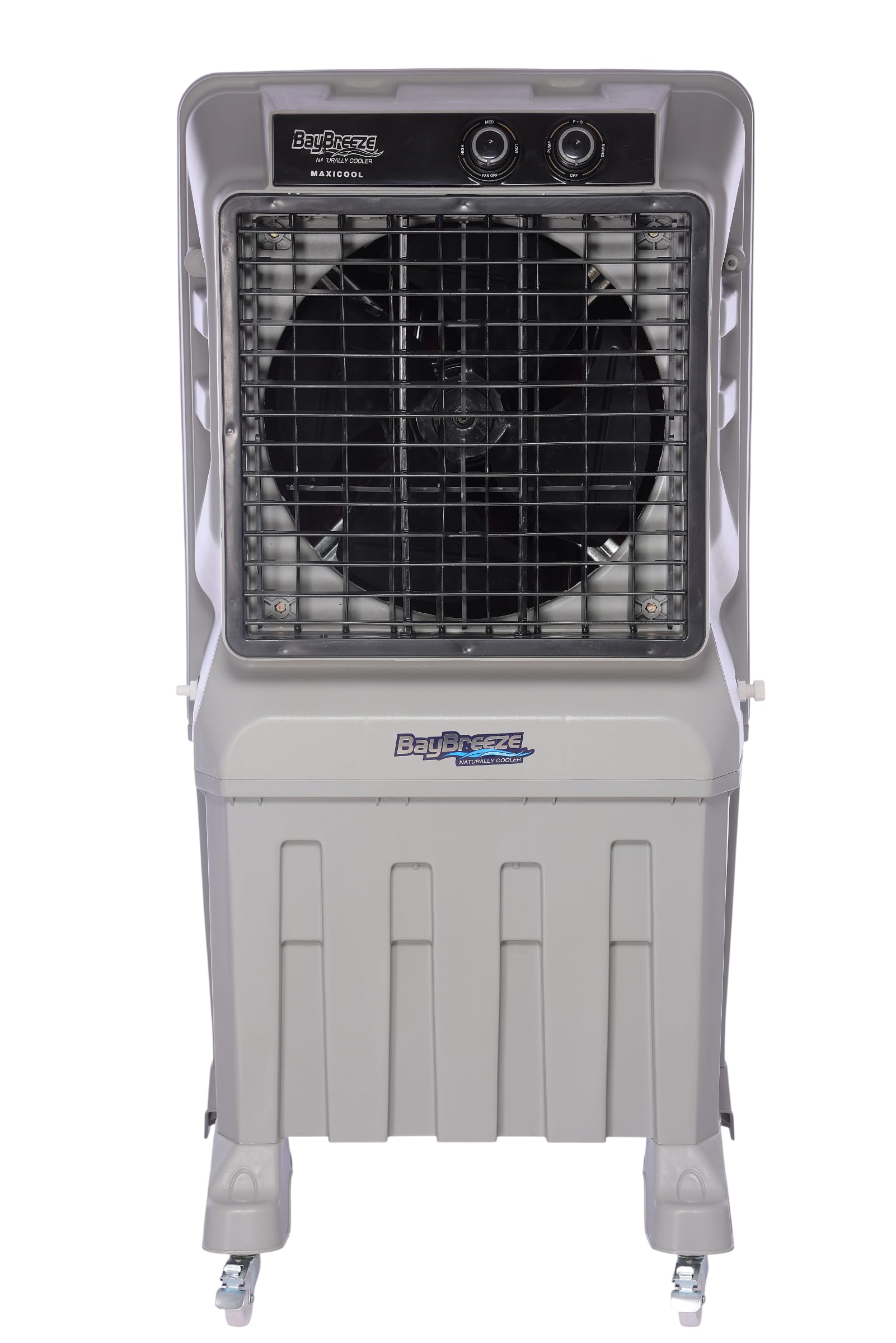BAYBREEZE Maxicool Air Cooler, Virgin Engineering Plastic Construction | Strong Cooling Output, Portable Design, Energy Efficient Performance for Home and Office Use | Light Grey & Dark Grey-image-7