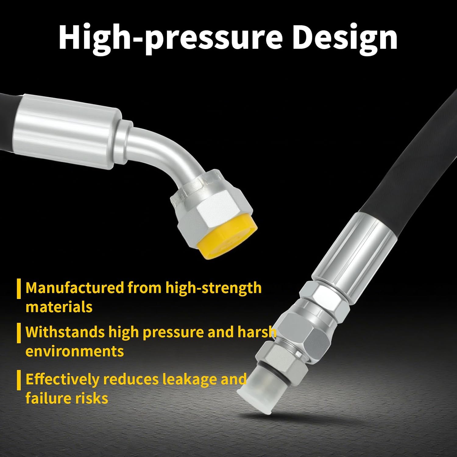 Motoparty Hydraulic Hose Replace for OEM Number AW33155 for John Deere - High Pressure Flexible for Tractors