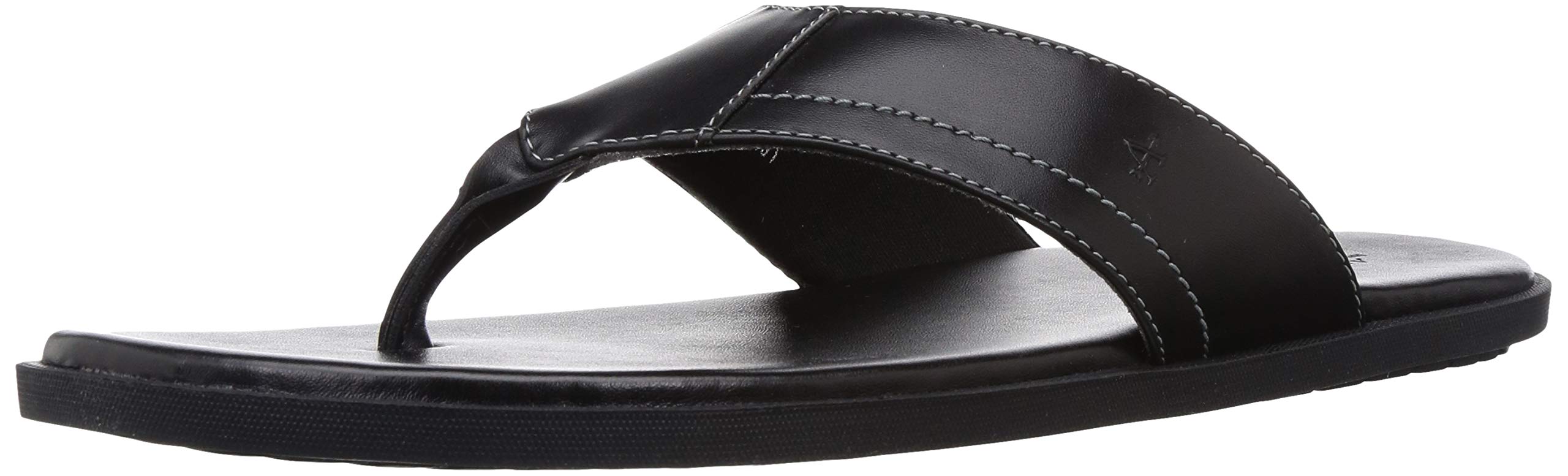 Arrow Men's Matthew Black Leather Slipper/Sandal-6 UK (2521955705)