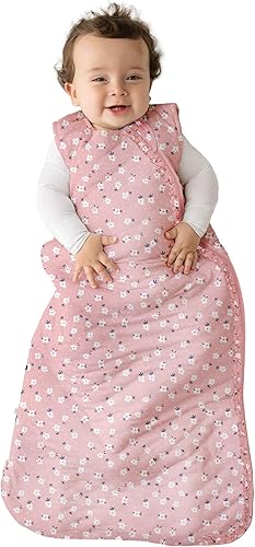 Posh Peanut Manta portátil para bebé, bolsa de dormir sin mangas con volantes para recién nacido, viscosa de bambú para bebés, 0.5 TOG