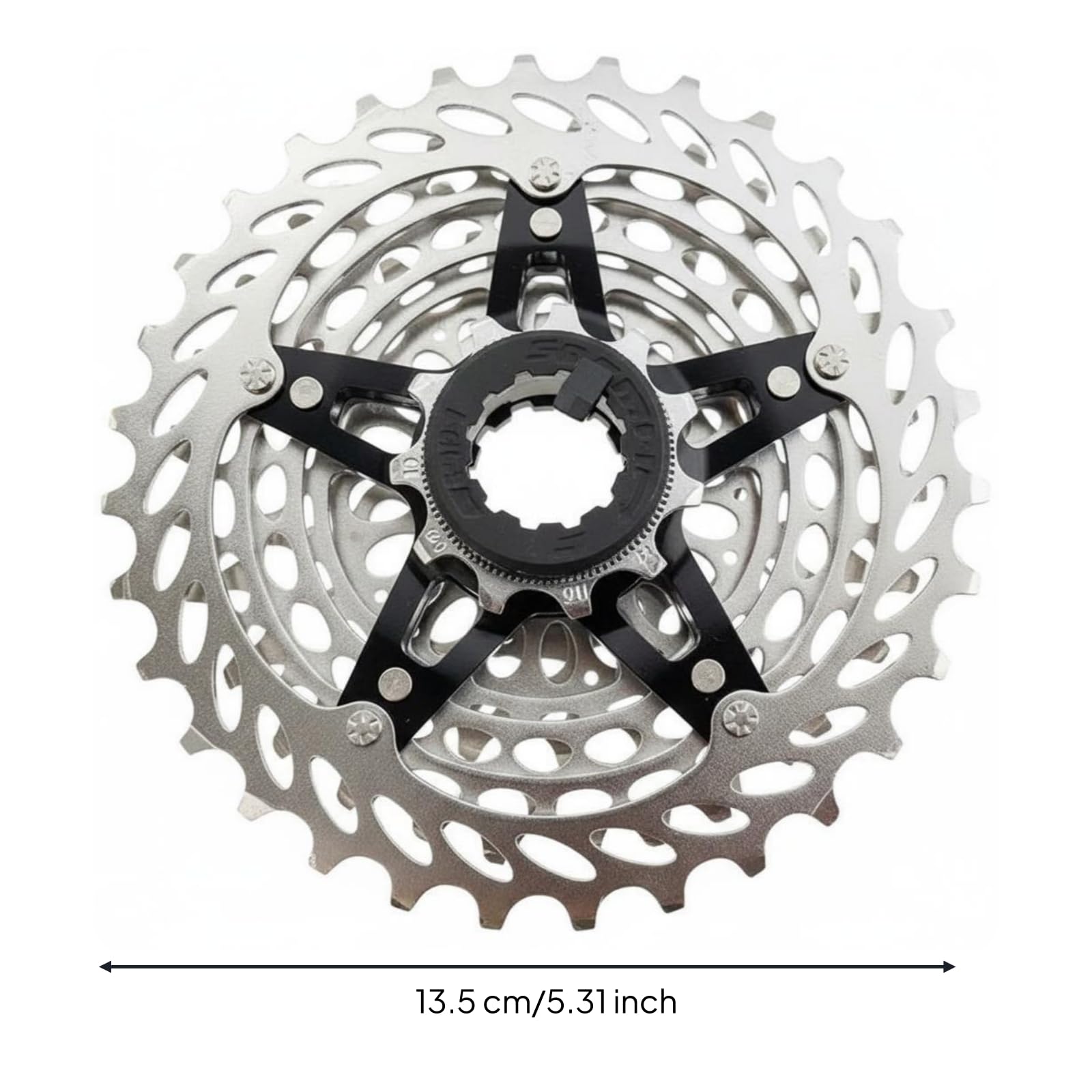LOVIVER Casete de 10 Velocidades Piñón Rueda Libre Bici Bicicleta Montaña Plegable con Rango 11-32T Ligero 314 G Cambio Suave Adecuado para Entrenamiento Desplazamientos Paseos