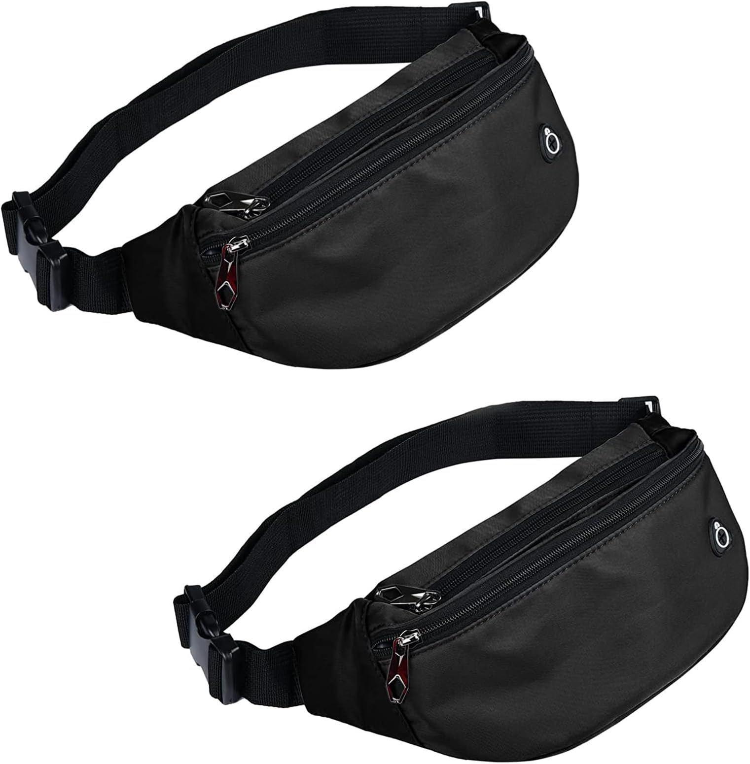 Fanny Packs for Men and Women, Waterproof Sports Waist Pack Bag for Travel Hiking Running Hands-free