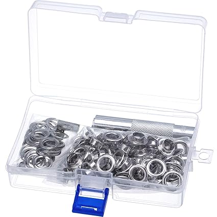 DIY Crafts Pack of 1 Pc, Grommet Tool Kit, Grommet Tool Kit, Grommet Setting Tool and 100 Sets G(Pack of 1 Pc, Grommet Tool Kit)