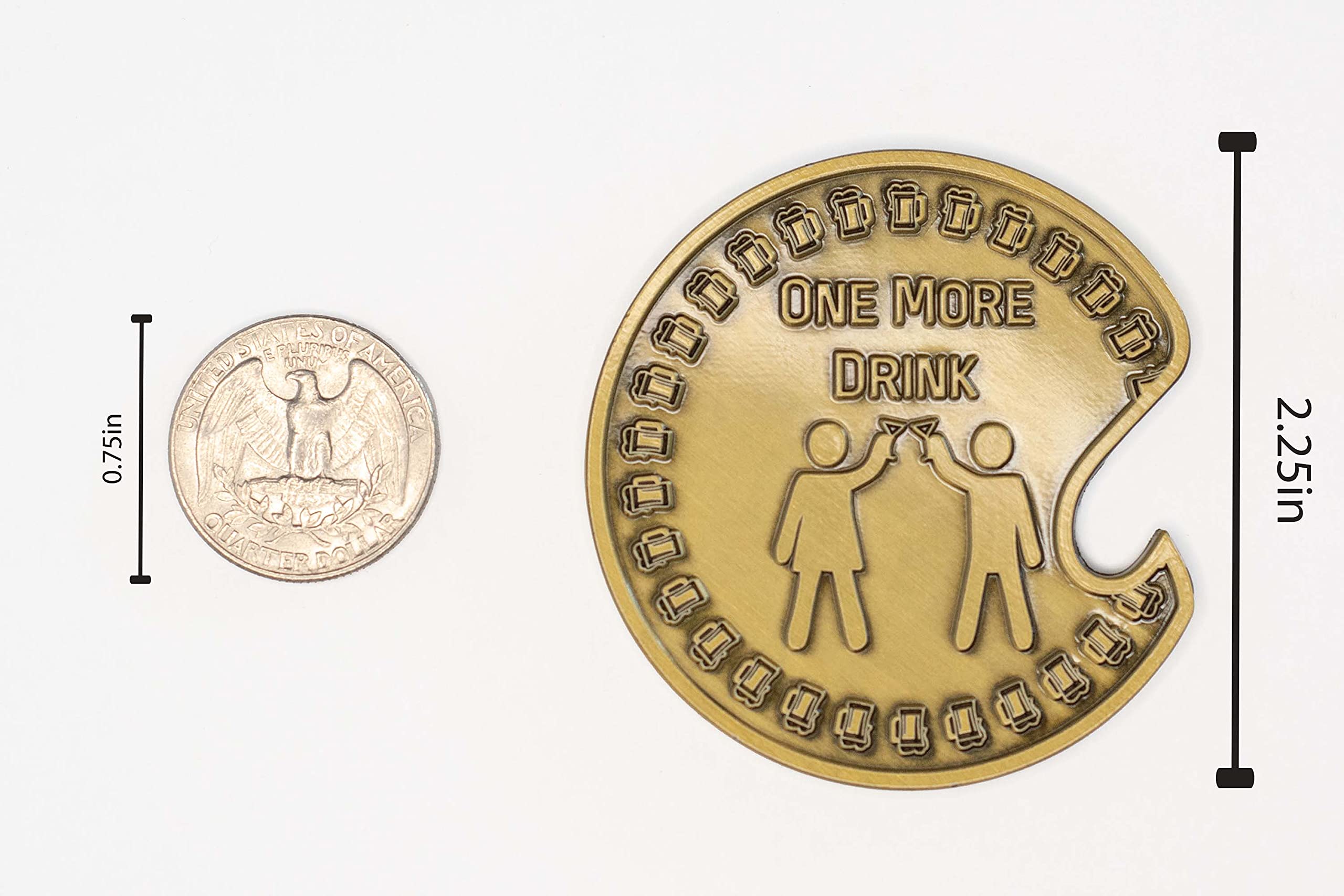 Amazon.co.jp: Tokenz ボトルオープナー 意思決定メーカー 両面コイン 楽しいギフトやパーティーの記念品 大学卒業 21歳の誕生日  独身最後のパーティー ドリンクゲーム : おもちゃ