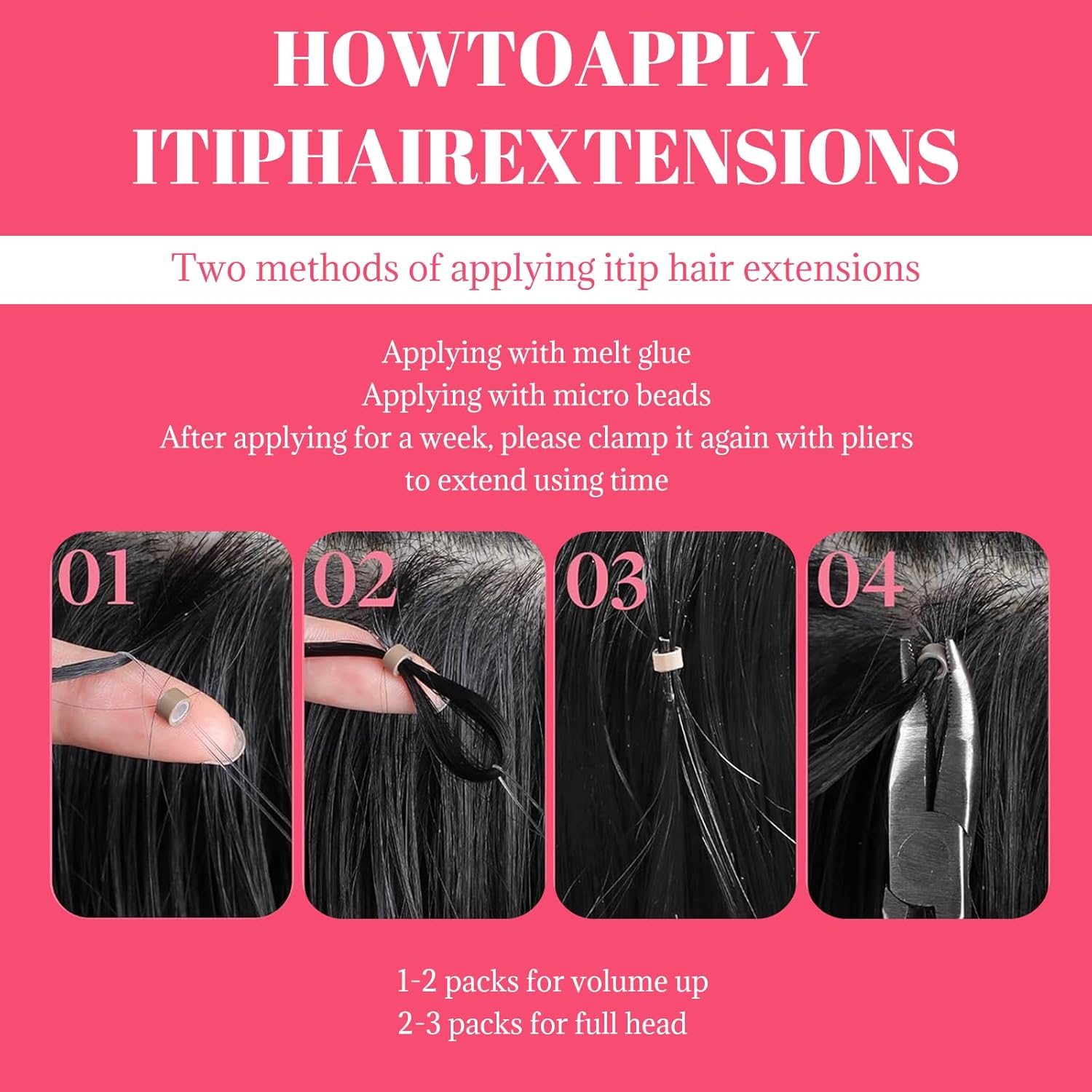 100g I Tip Hair Extensions Human Hair 20inch Afro Curly Microlinks Remy Hairs Bundles Cold Fusion Invisible Keratin Stick Tipped Human Hair Extension Black Kinky Curly for Women Easy to Install