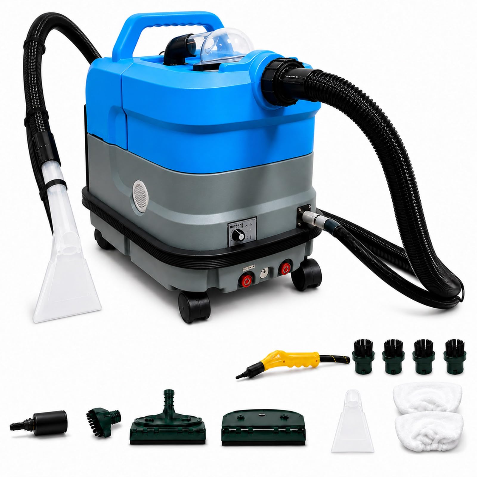 Pulitore Divani a Vapore, 2500 W, 24 kPa, Vapore Rapido, 7,5+12 L