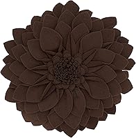 Vista 11 de SARO LIFESTYLE Almohada de fieltro en forma de flor